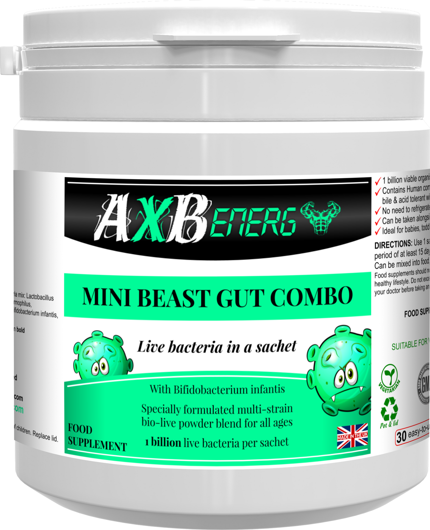 MINI BEAST GUT COMBO - AXB ENERGY
