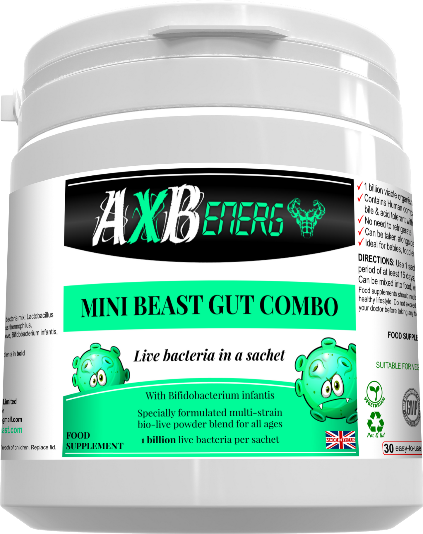 MINI BEAST GUT COMBO - AXB ENERGY