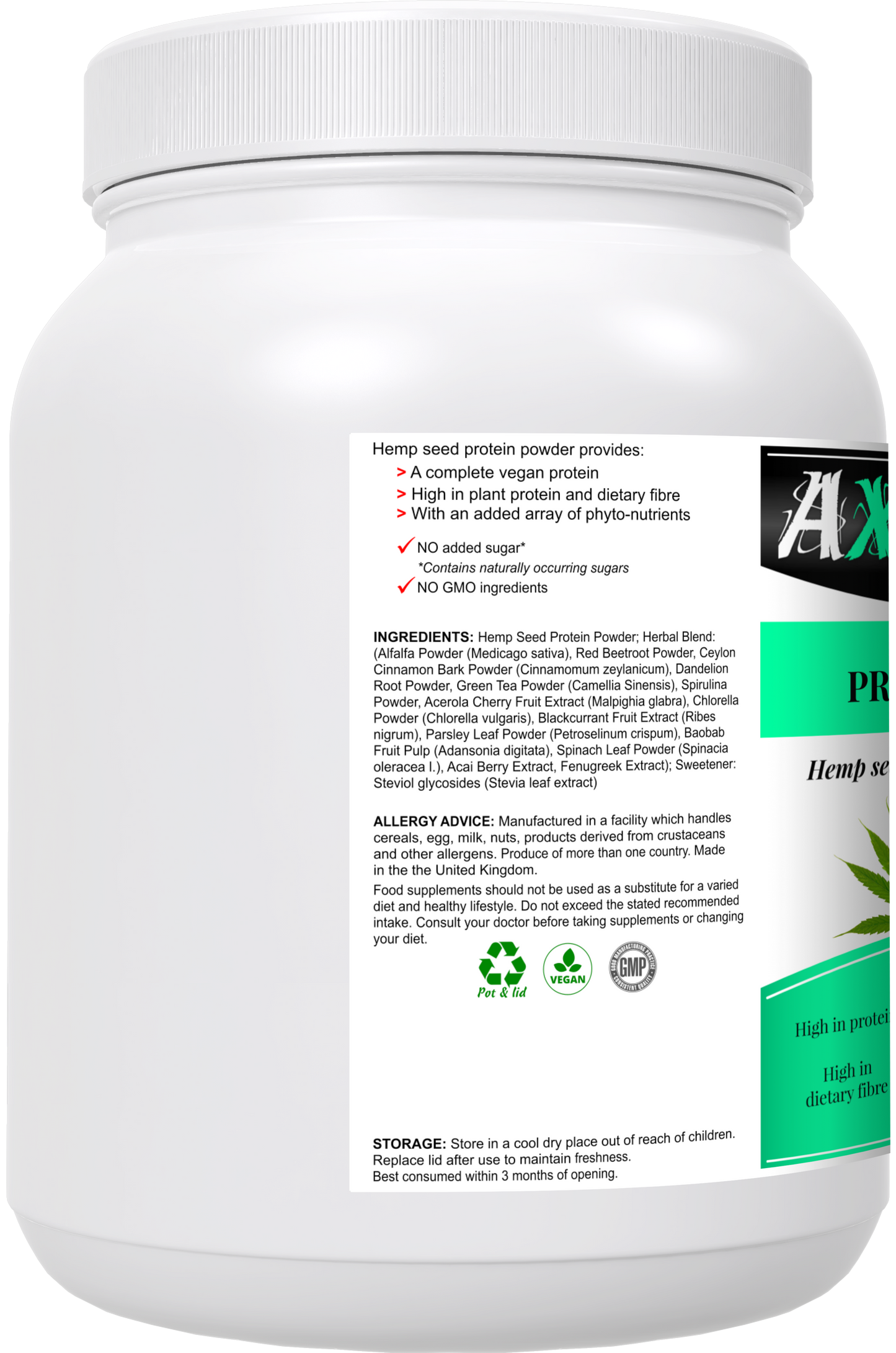 PRO HEMP PROTEIN BLAST