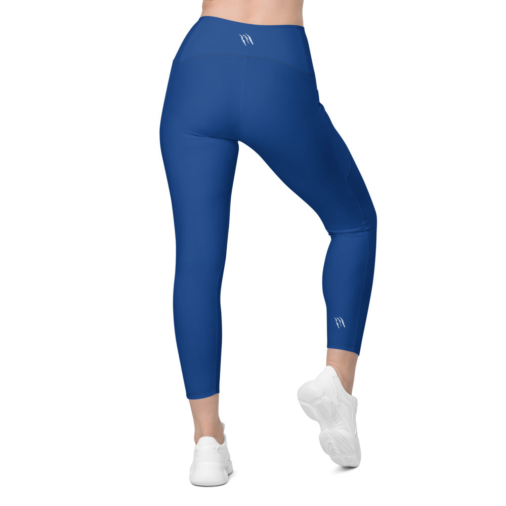 Scratch DEEP BLUE Leggings with pockets