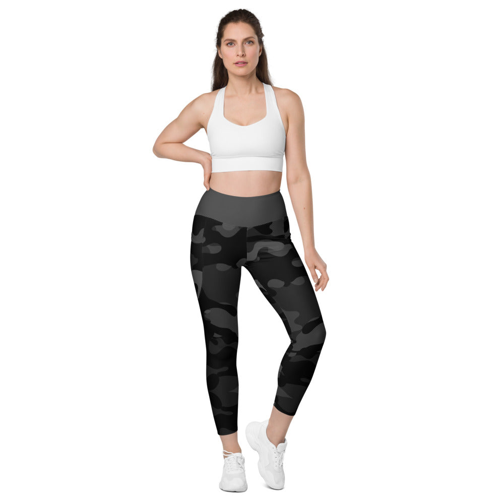 CAMO DARK FULL CAMO ECLIPSE Leggings with pockets