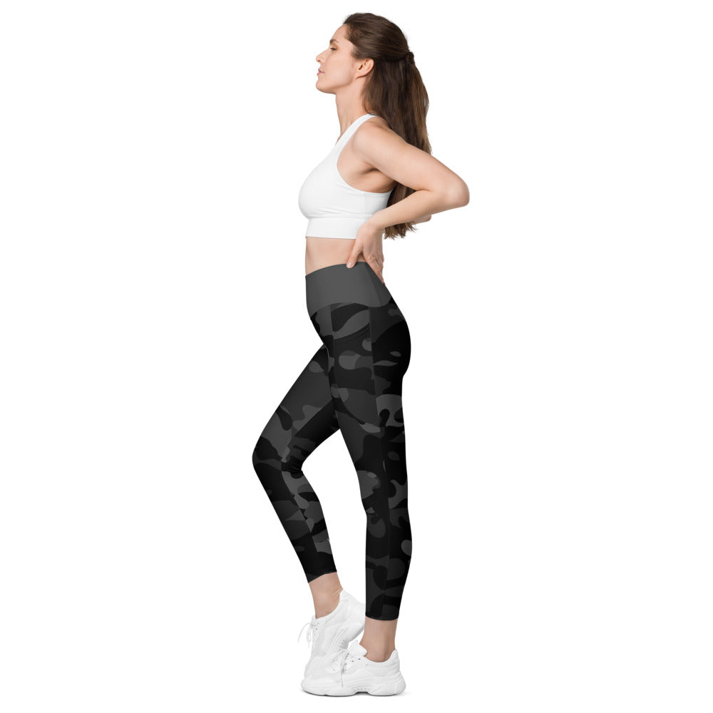 CAMO DARK FULL CAMO ECLIPSE Leggings with pockets