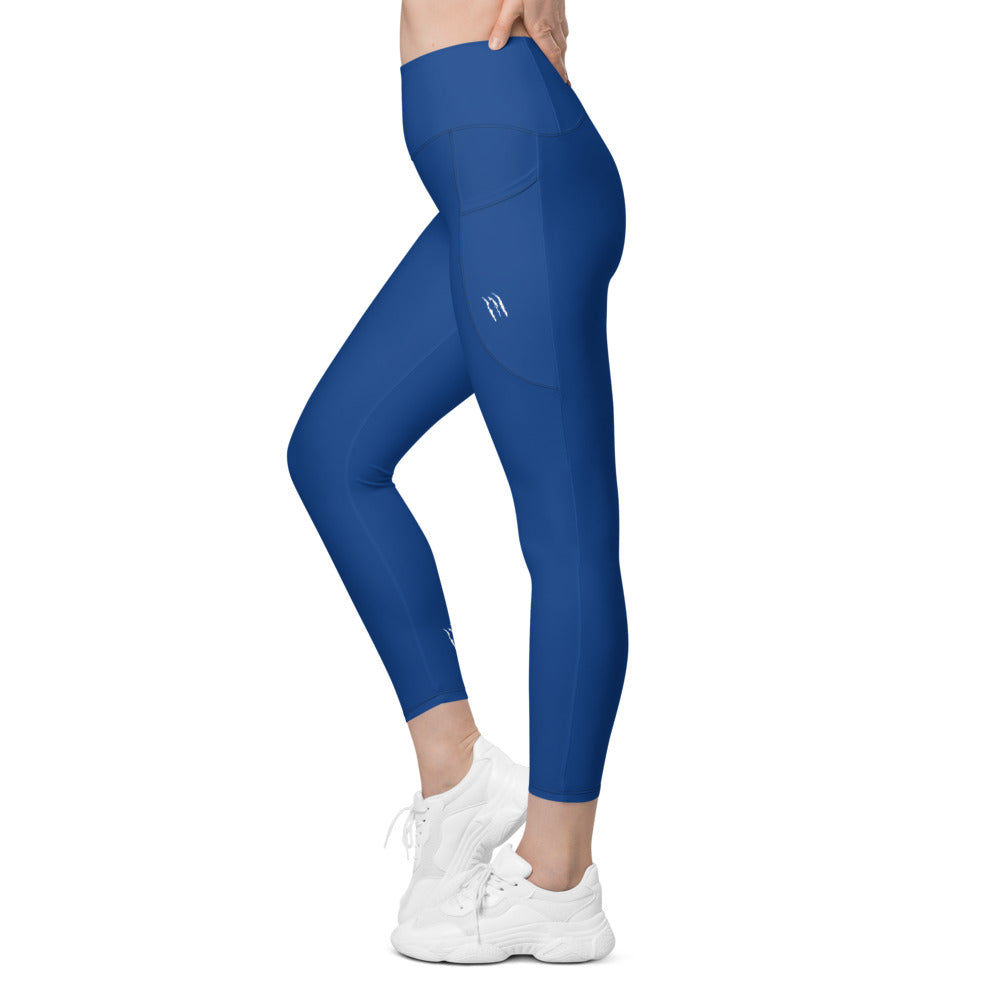 Scratch DEEP BLUE Leggings with pockets