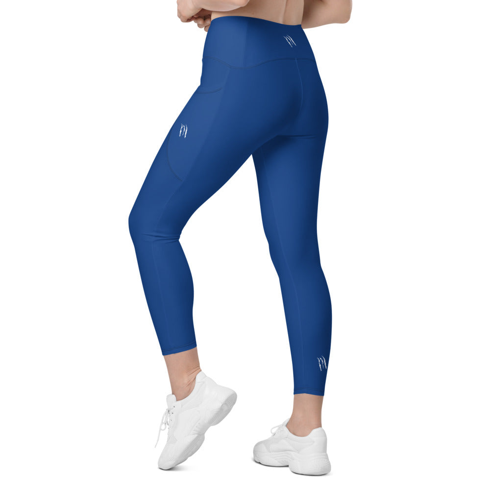 Scratch DEEP BLUE Leggings with pockets