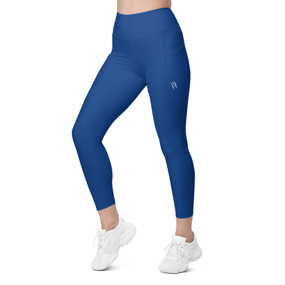 Scratch DEEP BLUE Leggings with pockets