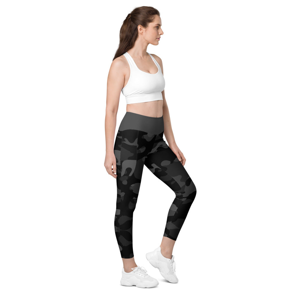 CAMO DARK FULL CAMO ECLIPSE Leggings with pockets