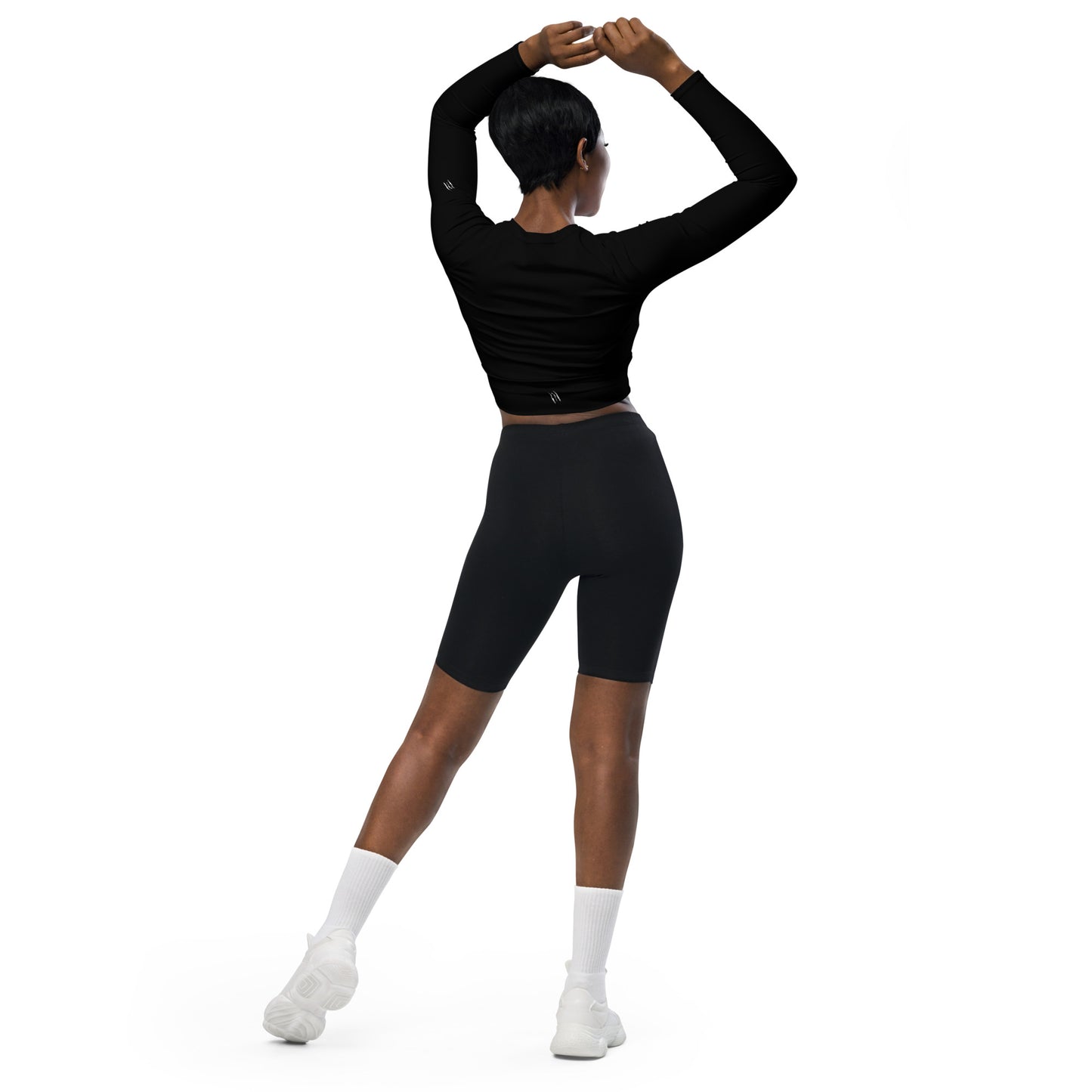 LIVE LOVE LEAD Basics Recycled long-sleeve crop top