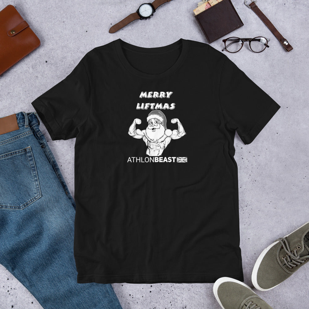 MERRY LIFTMAS FRONT Short-Sleeve Unisex T-Shirt