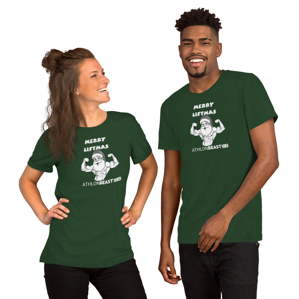 MERRY LIFTMAS FRONT Short-Sleeve Unisex T-Shirt