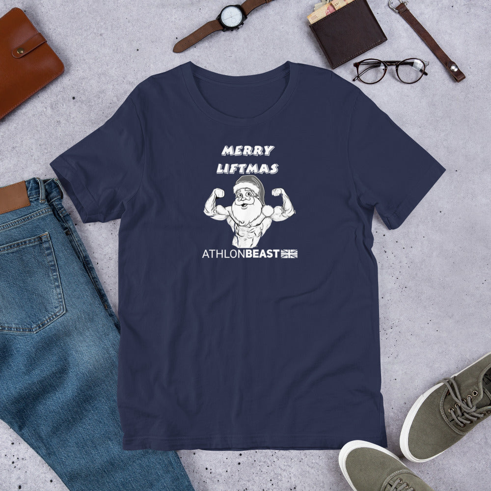 MERRY LIFTMAS FRONT Short-Sleeve Unisex T-Shirt