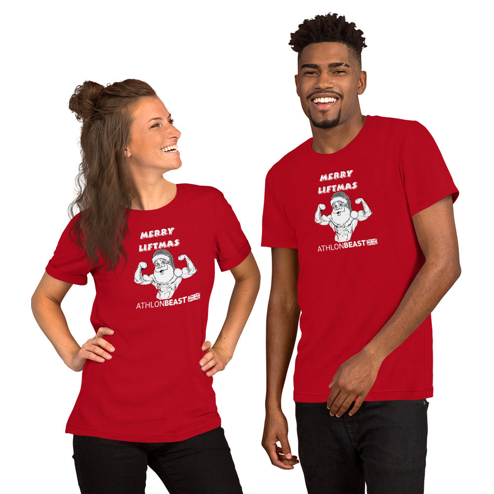 MERRY LIFTMAS Front & BK Short-Sleeve Unisex T-Shirt