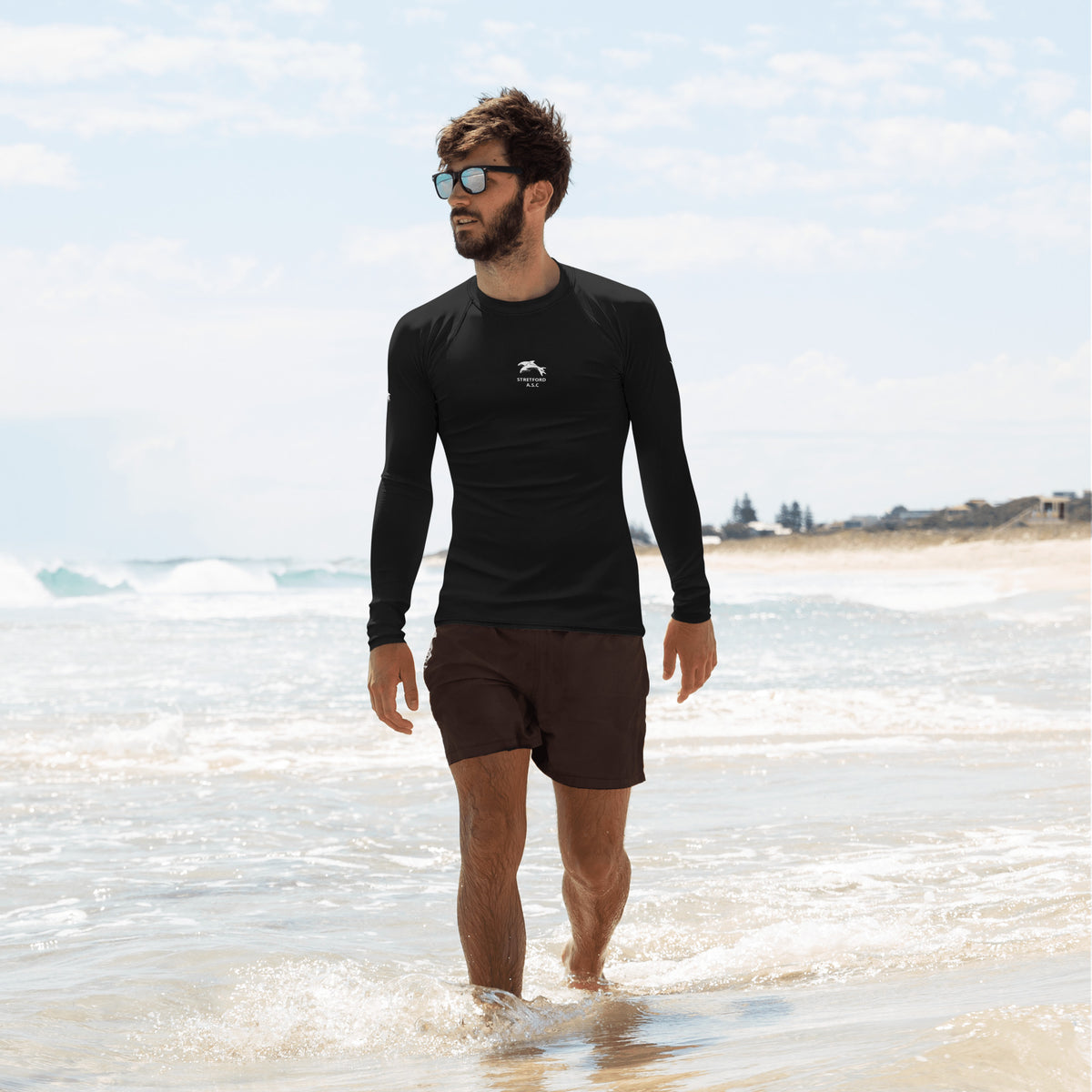 The Rash Guard Men's Rash Guard TOM Stretford / Black – Athlon BEAST™