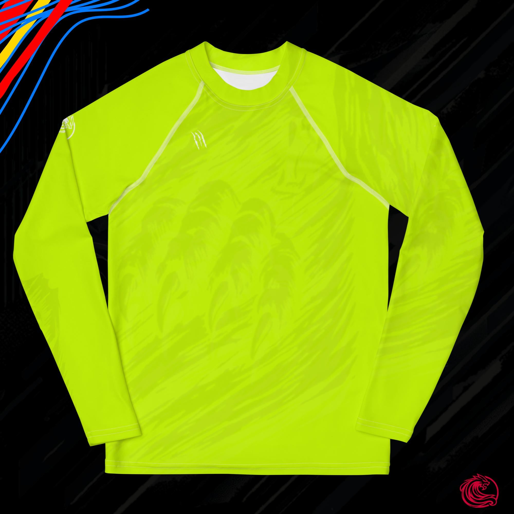 RIP Bright Yellow Youth Rash Guard – UPF 50+ High Visibility Protectio ...