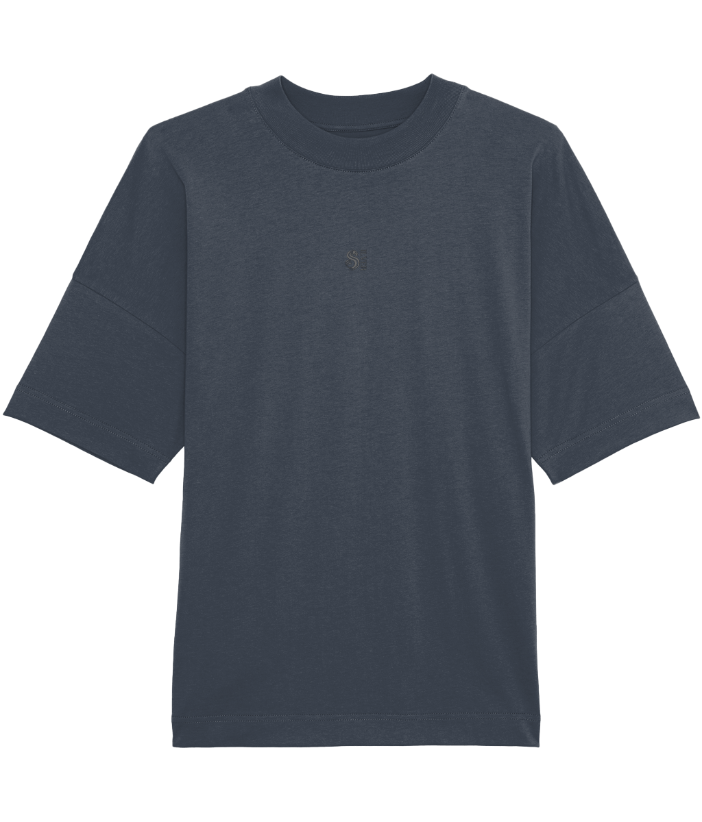 SILVER PANTHER OVERSIZED MIDNIGHT TEE 53.48°N, 2.24°W
