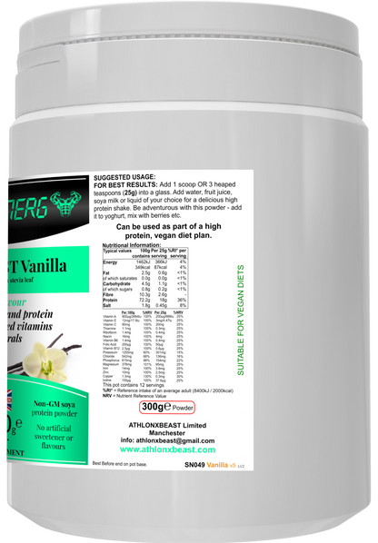 2 Month Supply of AXB Energy Vanilla Protein Powder for Optimal Workout Recovery and Performance - The Ultimate Gym Protein Supply Drop