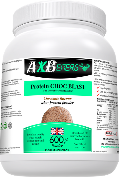 2 Month Supply of AXB Energy Chocolate Protein Powder for Optimal Workout Recovery and Performance - The Ultimate Gym Protein Supply Drop