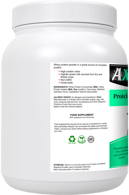 2 Month Supply of AXB Energy Vanilla Protein Powder for Optimal Workout Recovery and Performance - The Ultimate Gym Protein Supply Drop