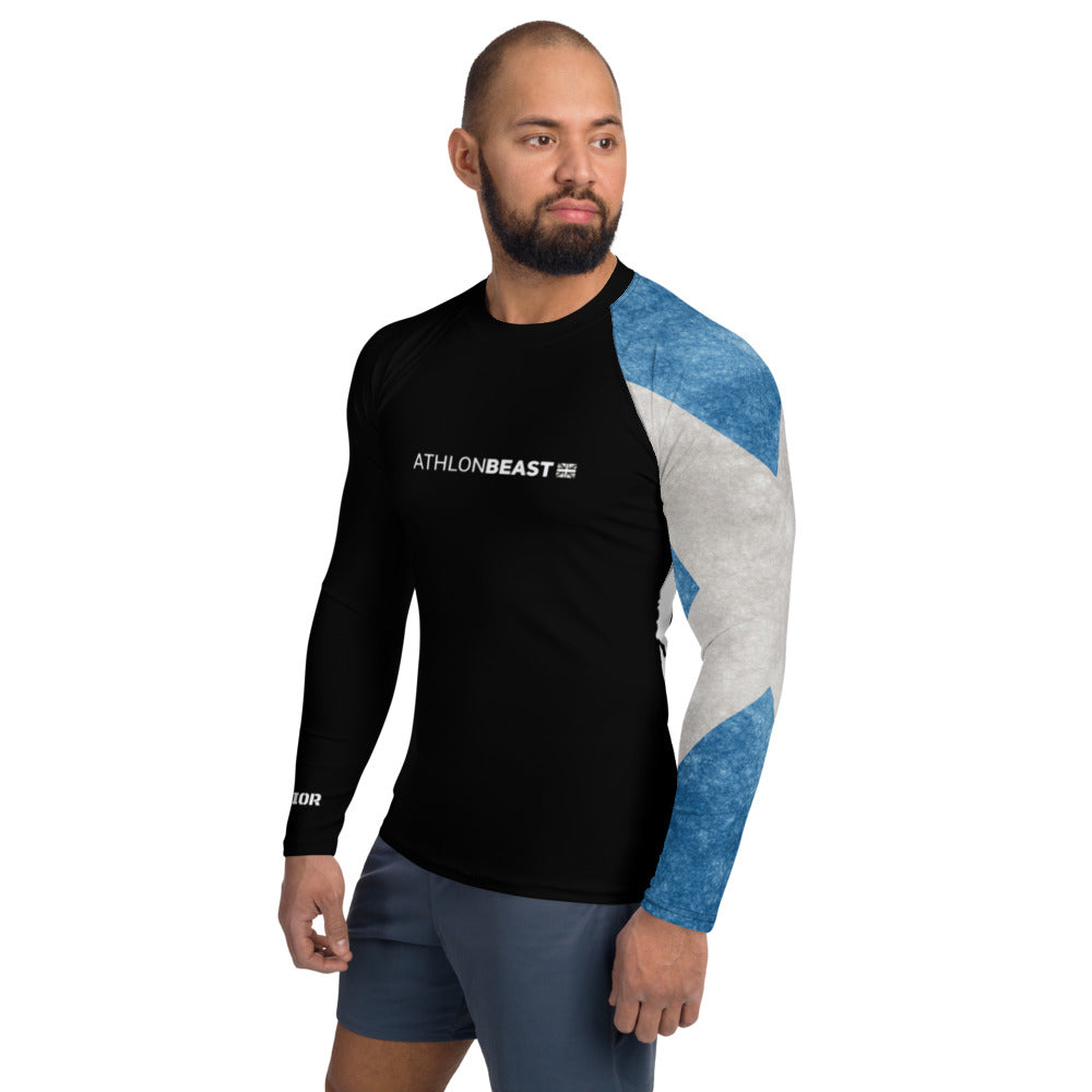 Scottish Warrior Black Men's Rash Guard / Vest