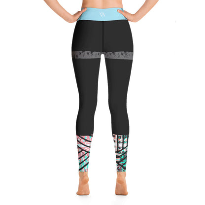 ACCOMPLISHED DARK PRISM HIPSTER YOGA LEGGINGS