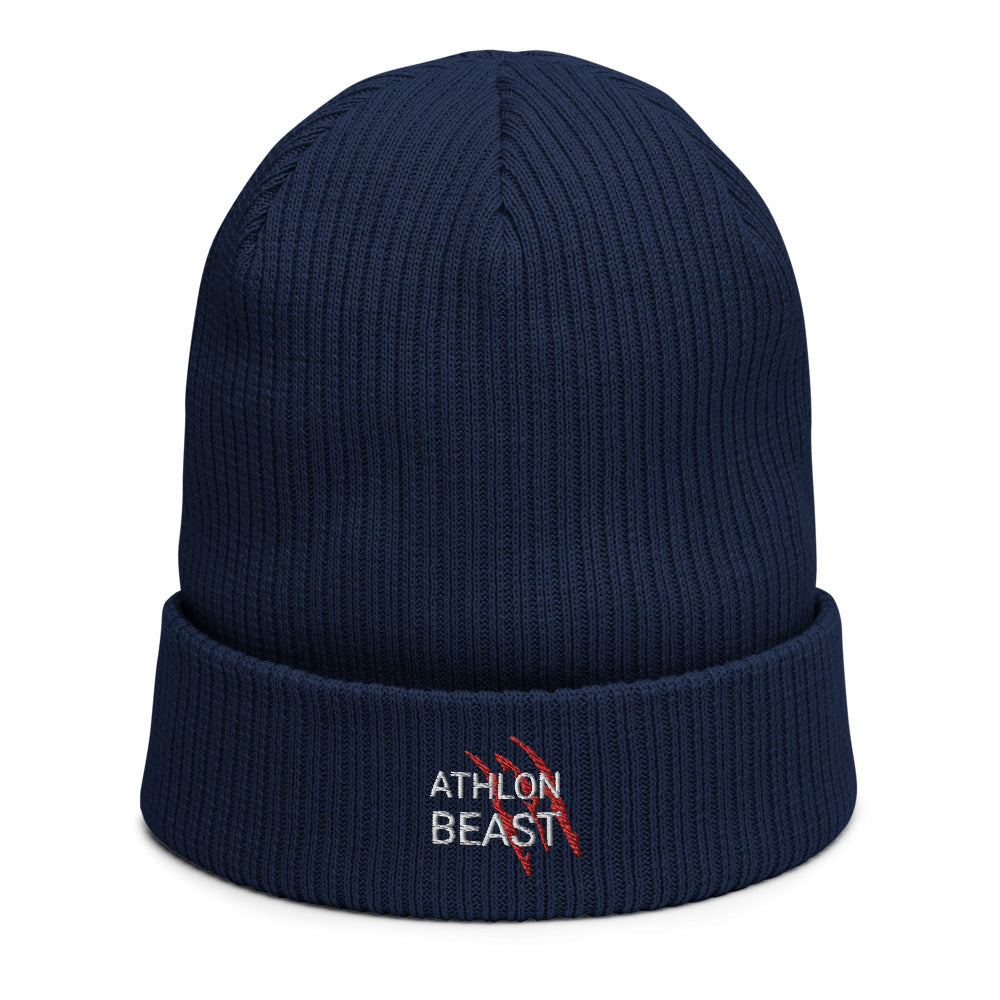 AxB Organic ribbed beanie