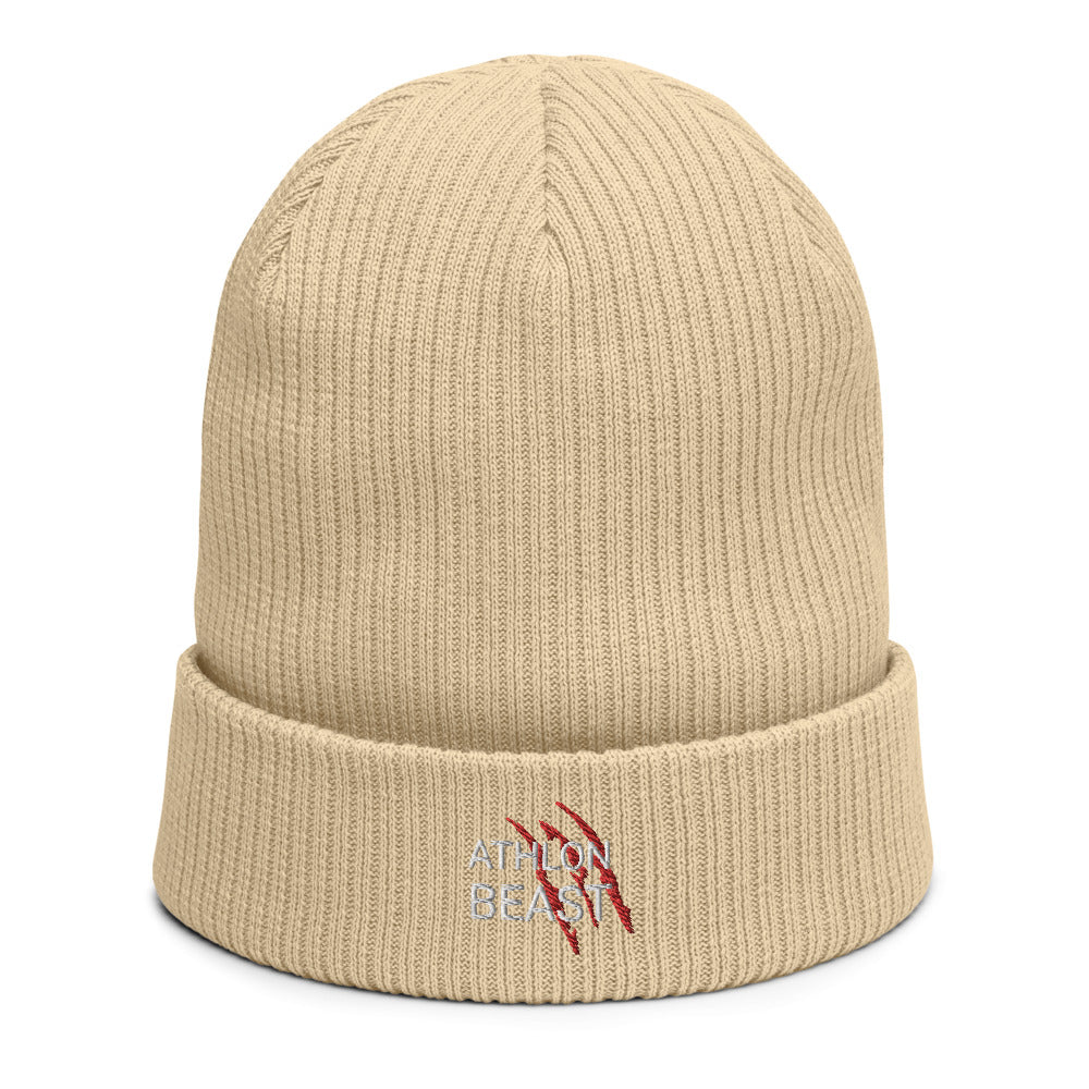 AxB Organic ribbed beanie